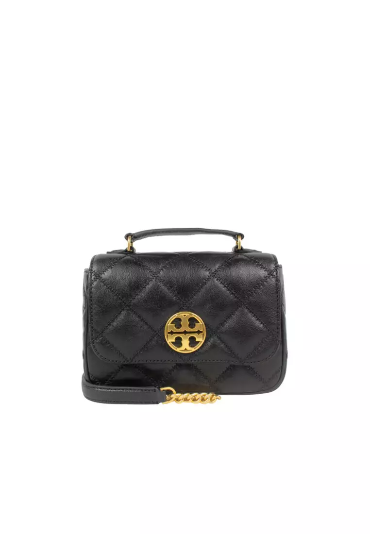 TORY BURCH Tory Burch TB WILLA Ringer quilted mini women's sheep Leather  Handheld crossbody Bag 87861-001 2024 | Buy TORY BURCH Online | ZALORA Hong  Kong