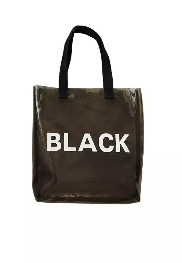 Black pvc bag discount