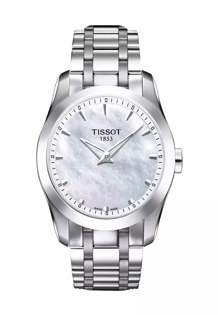 Buy Tissot Couturier Secret Date Mother of Pearl Dial Stainless