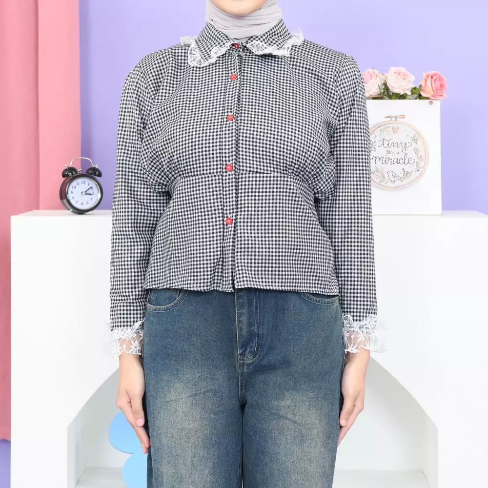 Abiya Blouse - Black M19778 R44S2