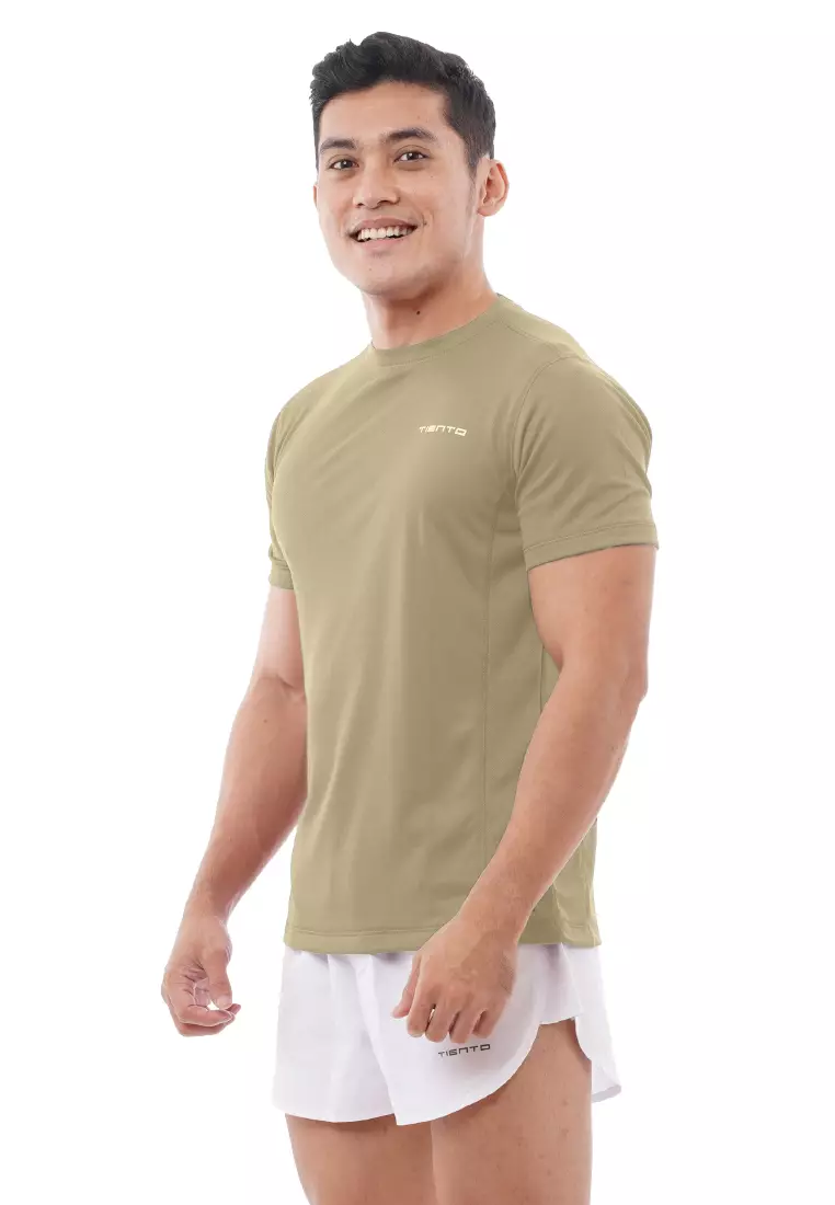 Tiento Kaos Dry Fit Men Coksu Baju Olahraga Lari Pria
