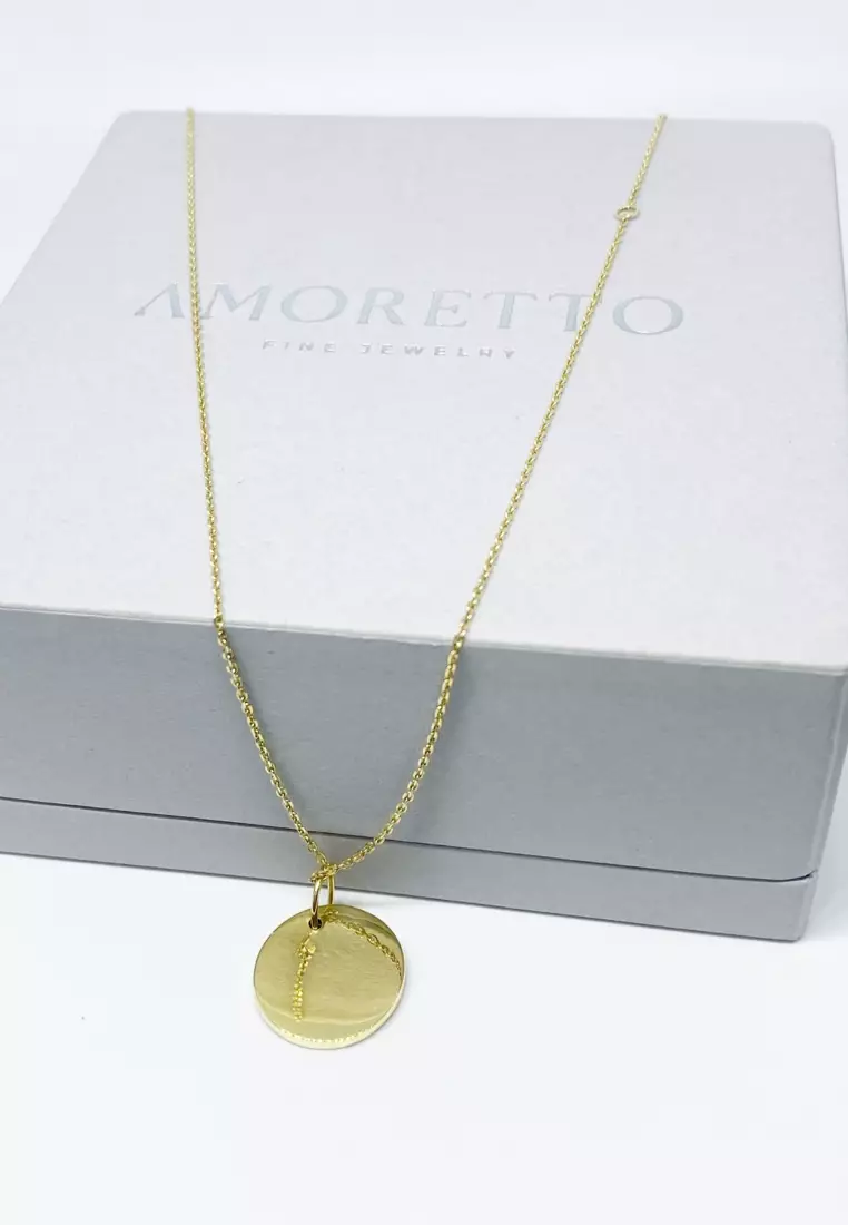 La Moneta 18K Gold Adjustable Necklace in 20”