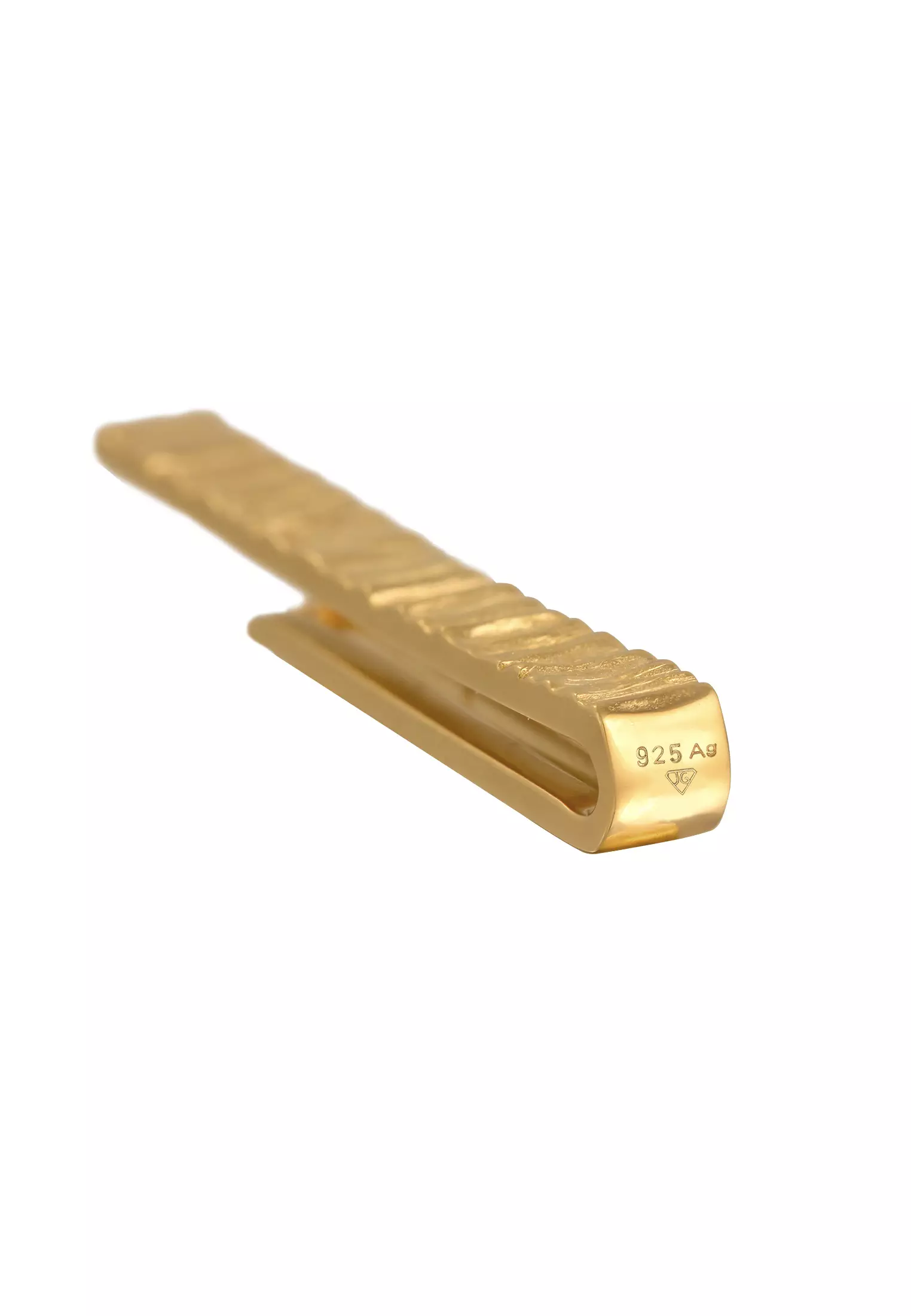 Tie Pin Men Organic Trend Textured Gold Plated