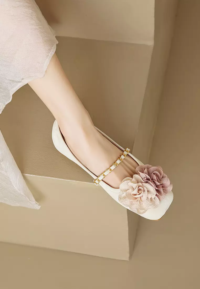 Flower Strap Mary Jane Shoes WW89-1