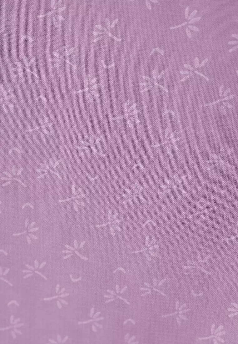 Rada Embossed Square | Hijab Polycotton Scarf Segiempat - Dusk Lavender