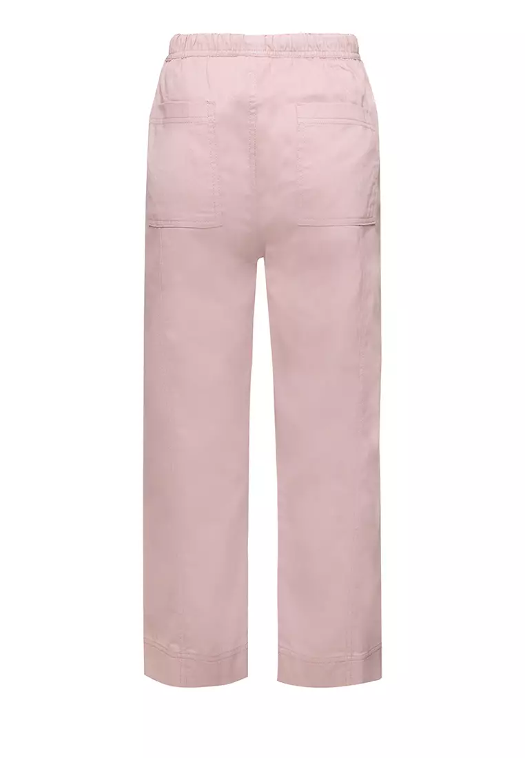 Pito Dito Girl Asky Celana Panjang Katun Anak Dusty Pink - Size 4