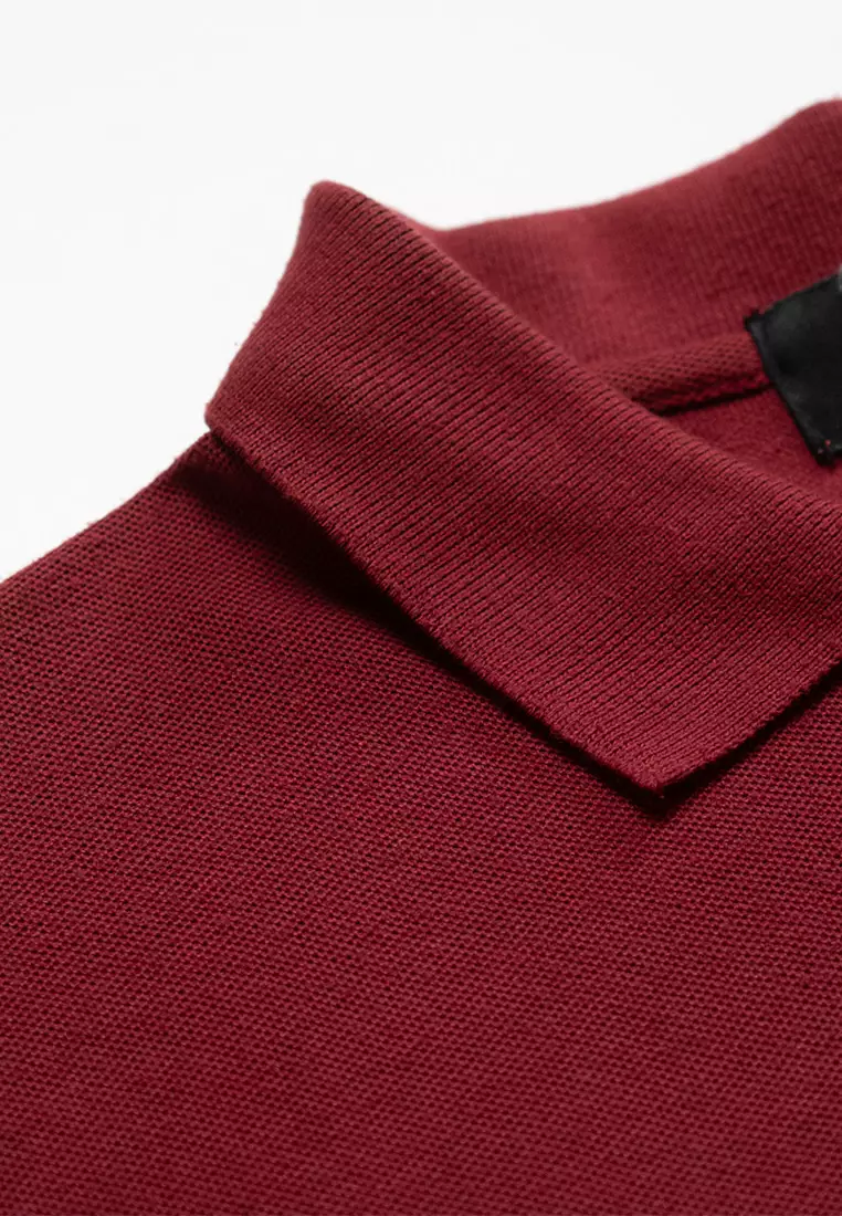 Kale Park Maroon / Kaos Polo Pria Lengan Pendek Kerah / Polo Shirt Slim Fit