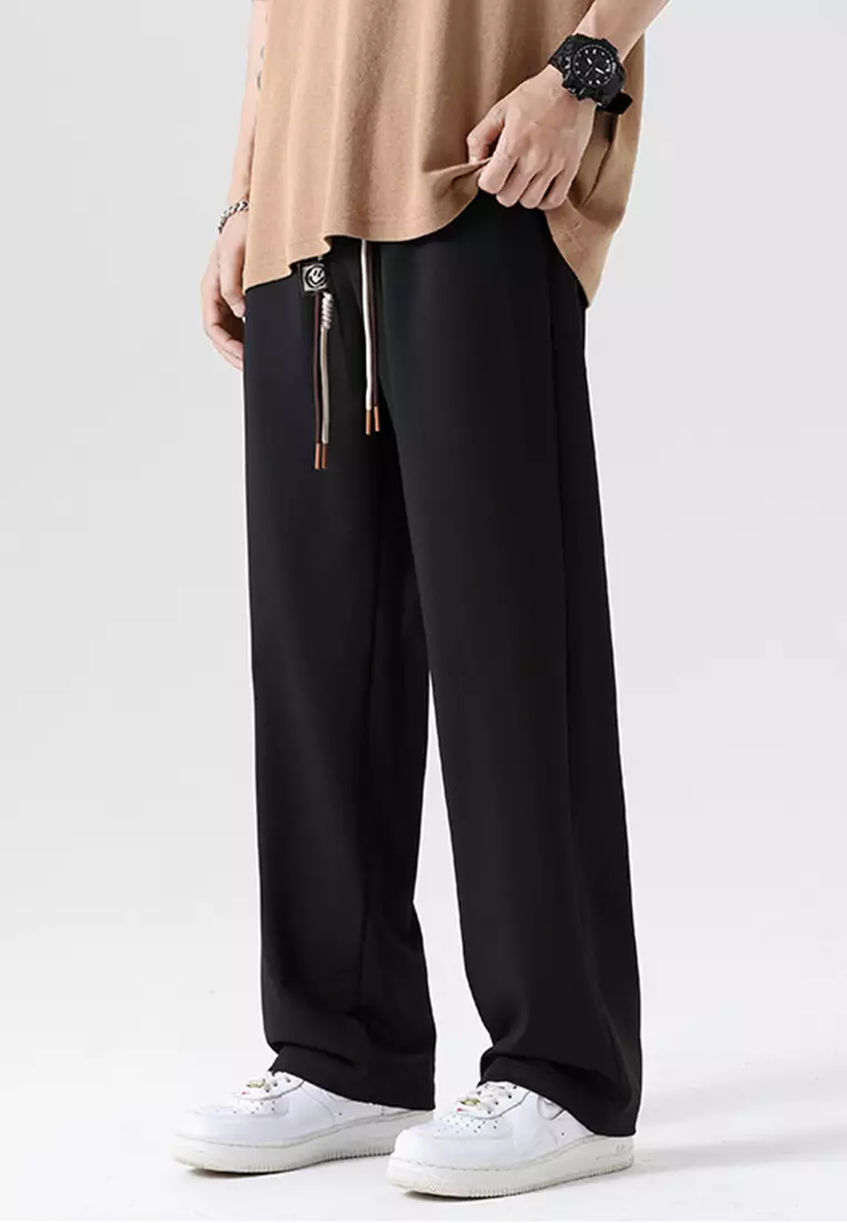 Pleated Wide-Leg Straight-Leg Pants AC-B208-5570