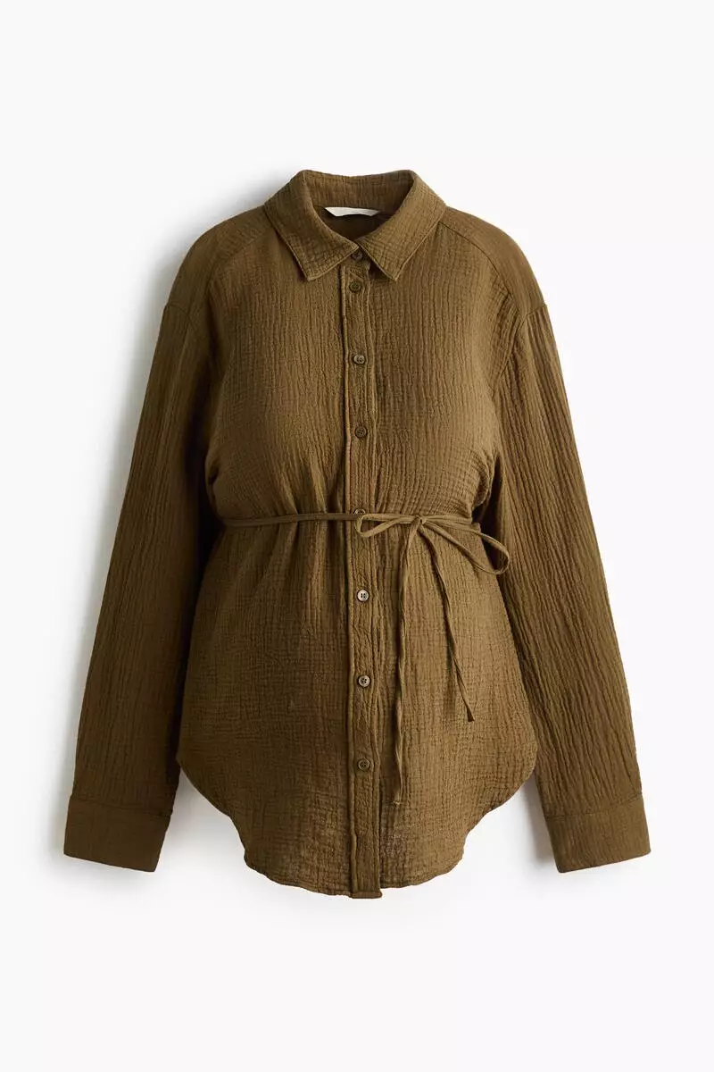 MAMA Before & After Muslin shirt