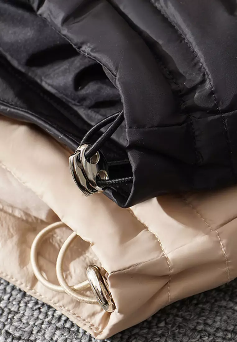 Solid Color Thermal Vest Cotton Jacket