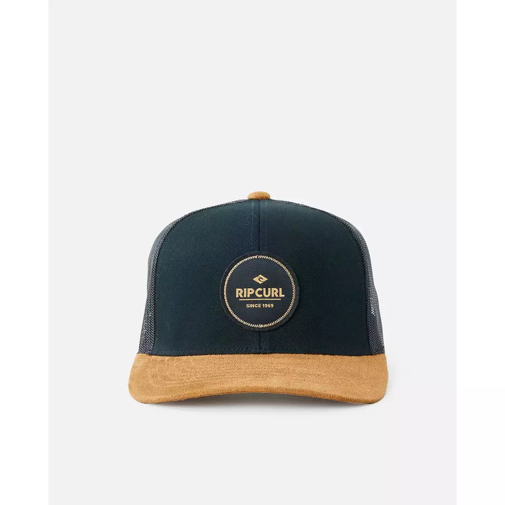 Rip Curl Routine Curve Trucker - Black/Tan