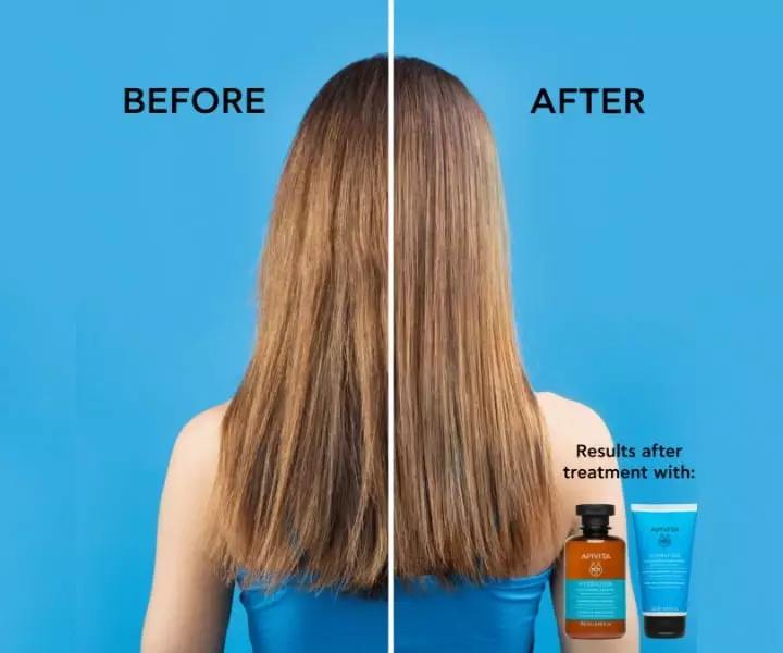 Apivita Hyaluronic Hydra Moisturizing Shampoo 250 ml | Sampo Natural Non SLS Menghidrasi Meningkatkan Kelembapan Rambut Menghindari Kusut Sulit Diatur