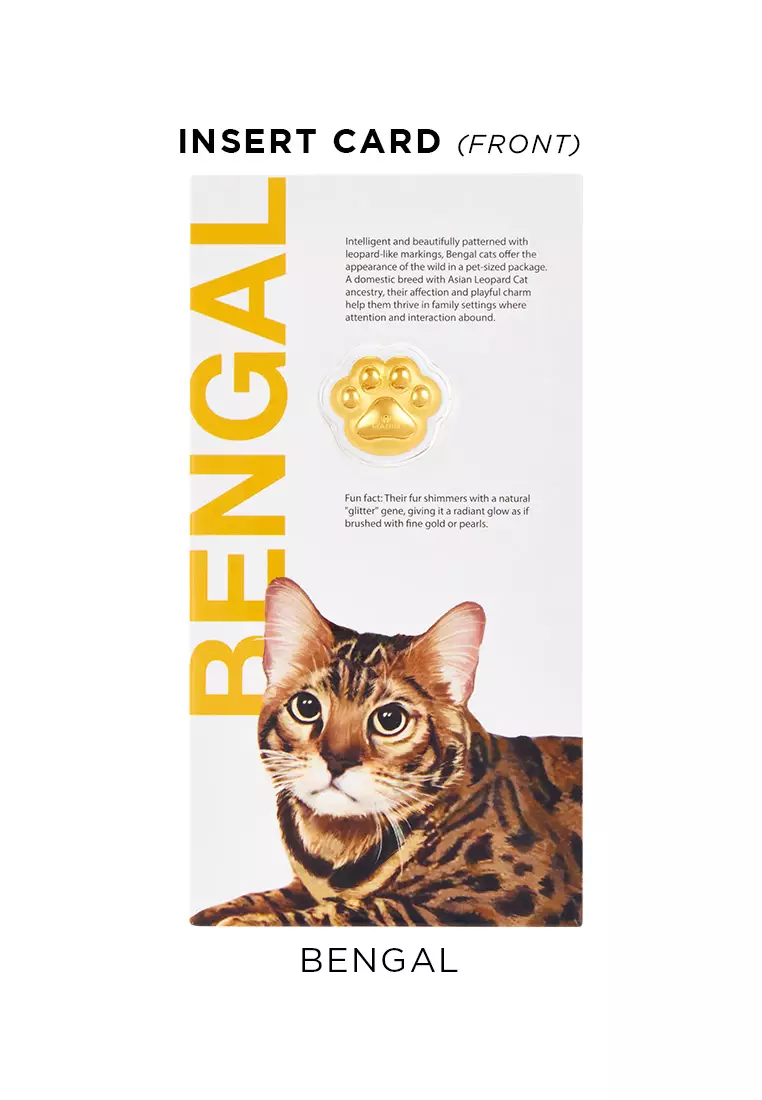 HABIB Cat Collection (Bengal) | 999.9 Gold Wafer (0.20g)