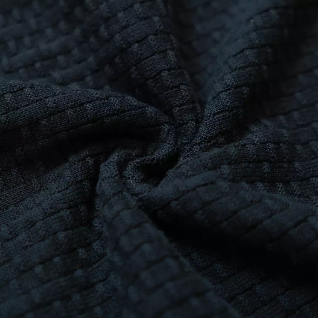 Kale Miller Navy / Sweater Rajut Pria Lengan Pendek / Knitwear