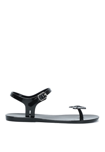 Milliot & Co. black Shantelle Open Toe Sandals A3C26SHA50CD61GS_1