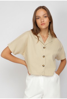 Kemeja crop top