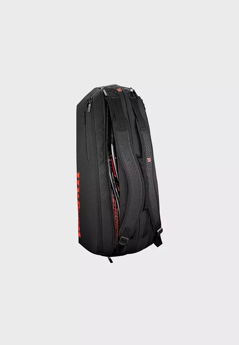 Clash V3 6Pk Racquet Bag Black/Infrared Bag WR8038101+