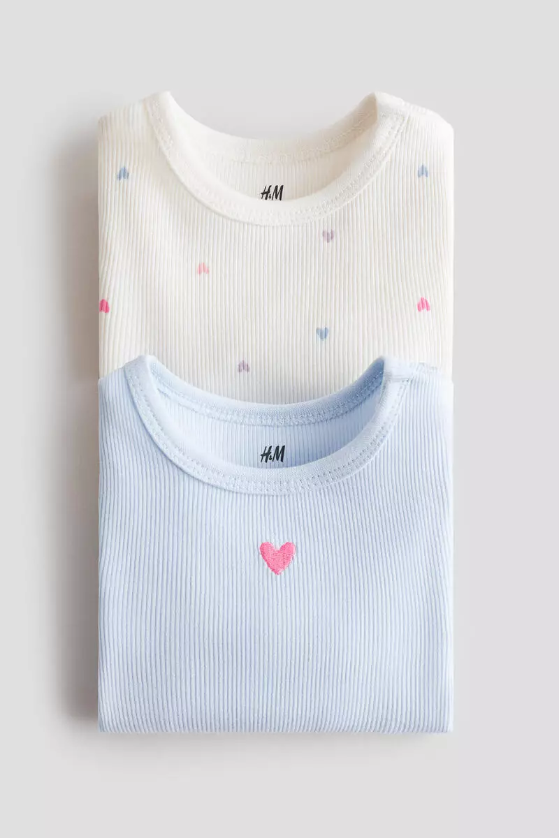 2-pack cotton bodysuits