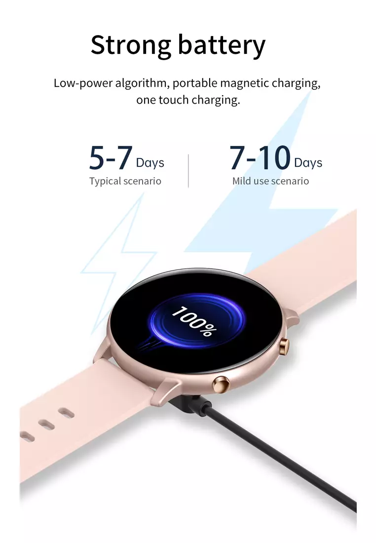 SmartWatch G28 Bluetooth Call Jam Pintar 24H Temperature Monitoring Sport Fitness Touch Screen