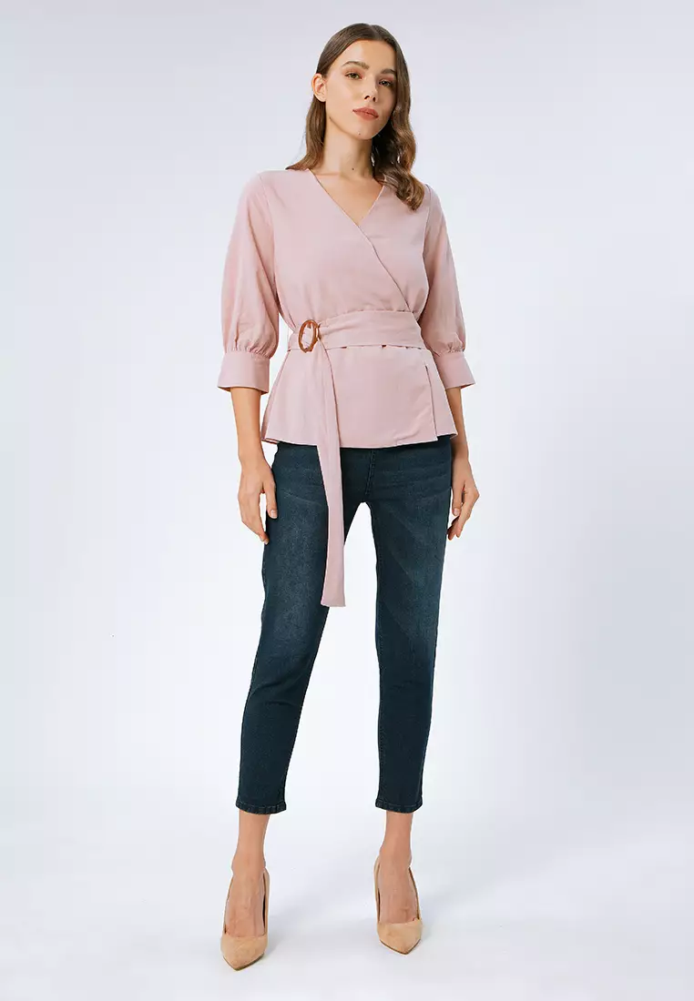 Kanesha Blouse Dusty Pink