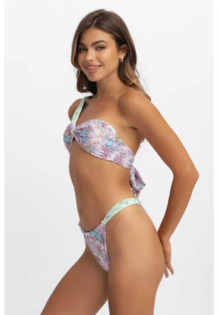 Giana Ruched Cheeky Bikini Bottoms / Siren Song