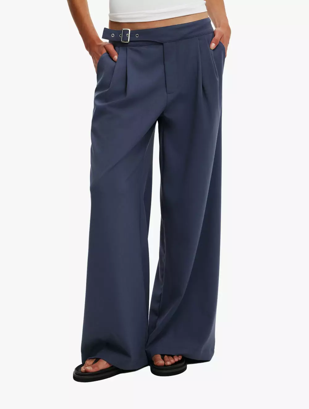 COTTON ON - BAWAHAN - ISLA LOW RISE SUITING PANT