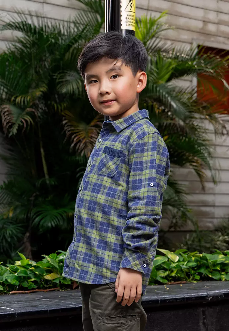 Little X eight Boy Davis Shirt Kids