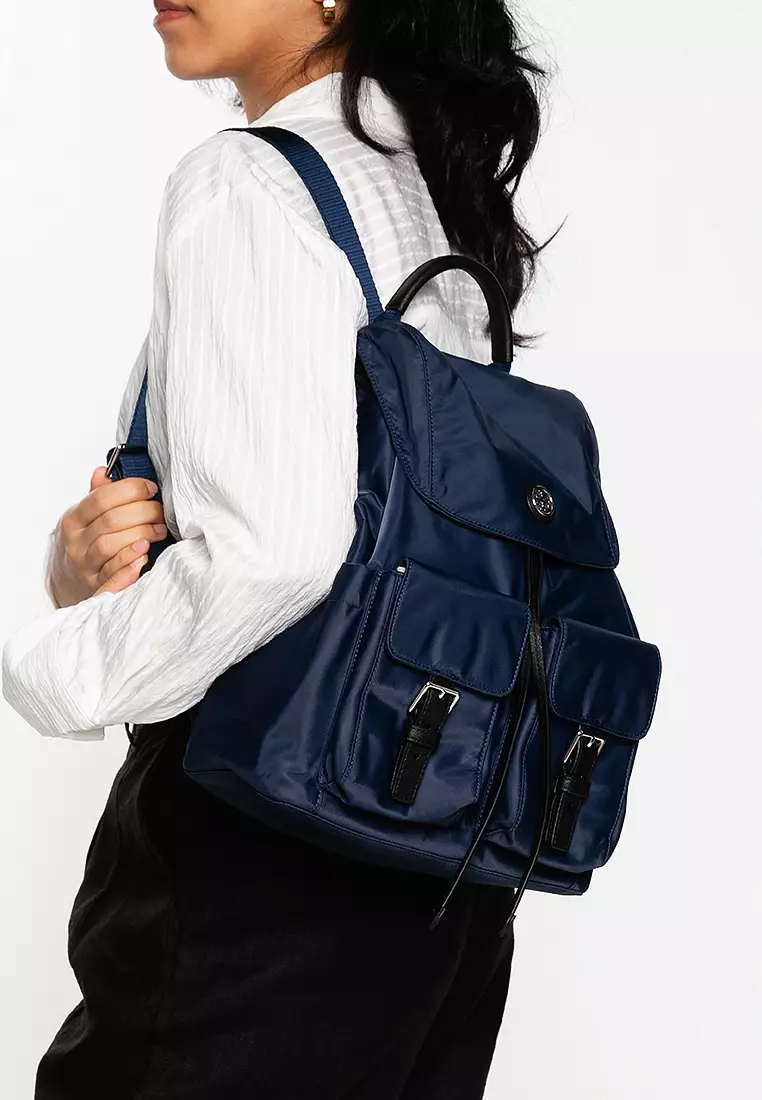 Nylon tory burch backpack top