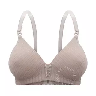 WIMIU HEMAT 5PCS BELI 3 GRATIS 2 Bh Wanita Bra Wanita Tanpa Kawat Busa Sedang Cup B Be Ha Wanita Perempuan 100073