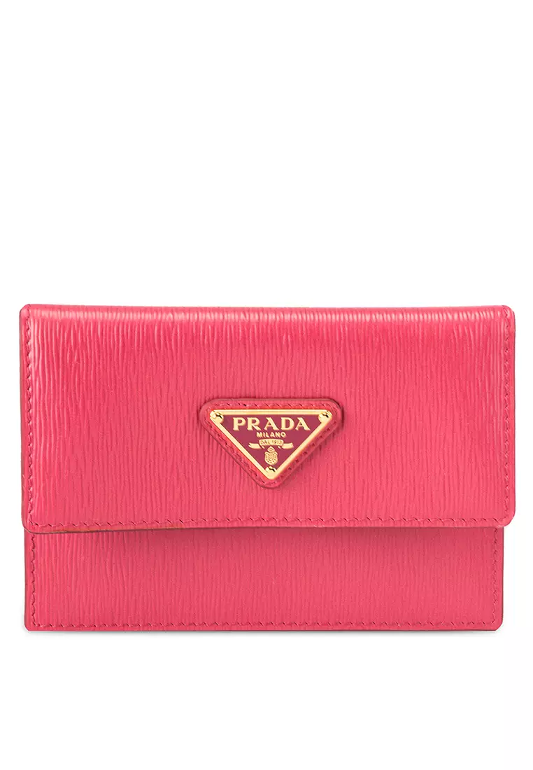 Jual Prada Triangle Logo Card Wallet (nt) Original 2024 | ZALORA ...