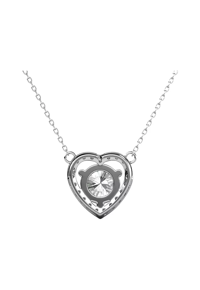 Berlian Moissanite Mon Amour Pendant [GRA CERTIFICATE MOISSANITE DIAMOND] - Kalung 1ct Moissanite Berlian 925 Silver CELESTA by Her Jewellery