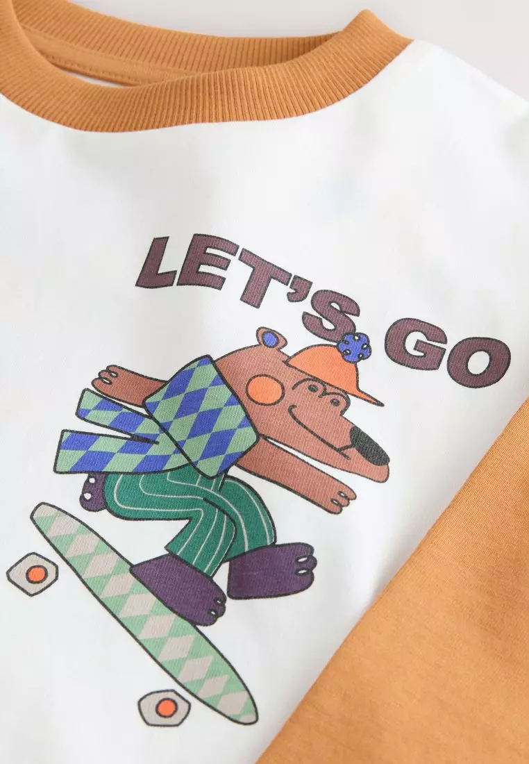 Long Sleeve Back Print T-Shirt
