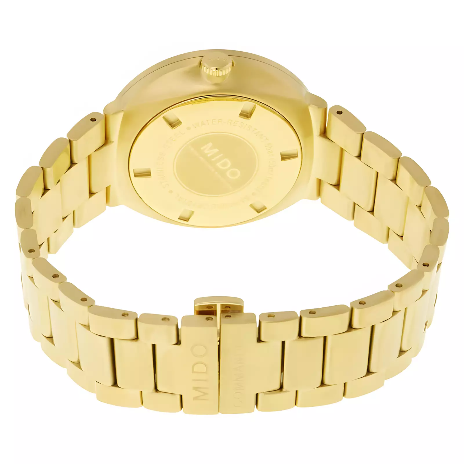Jam Tangan Analog Pria MIDO Commander II M0144303302180 DATODAY Gold - Stainless Steel