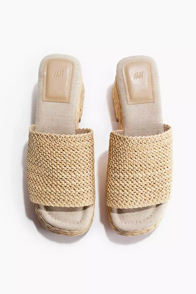 Heeled espadrilles