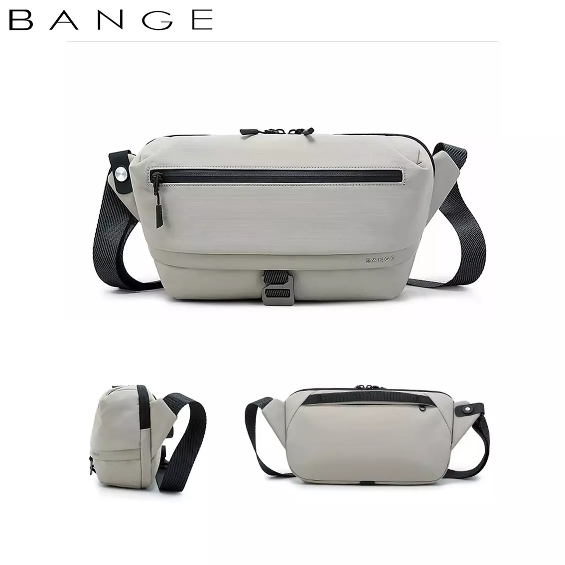 Bange Tas Selempang Pria Crossbody Sling Bag BG2825-1 - GREY
