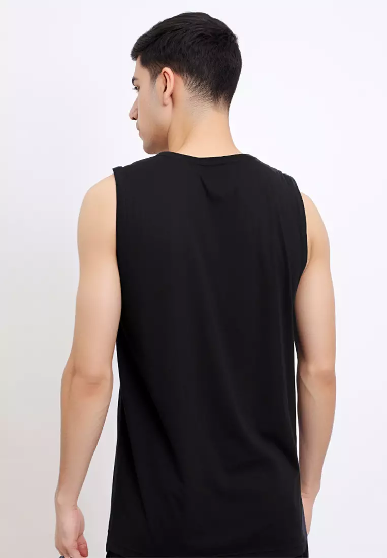 MTI52 Kutung Pria Casual SVN Td Triangle Hitam