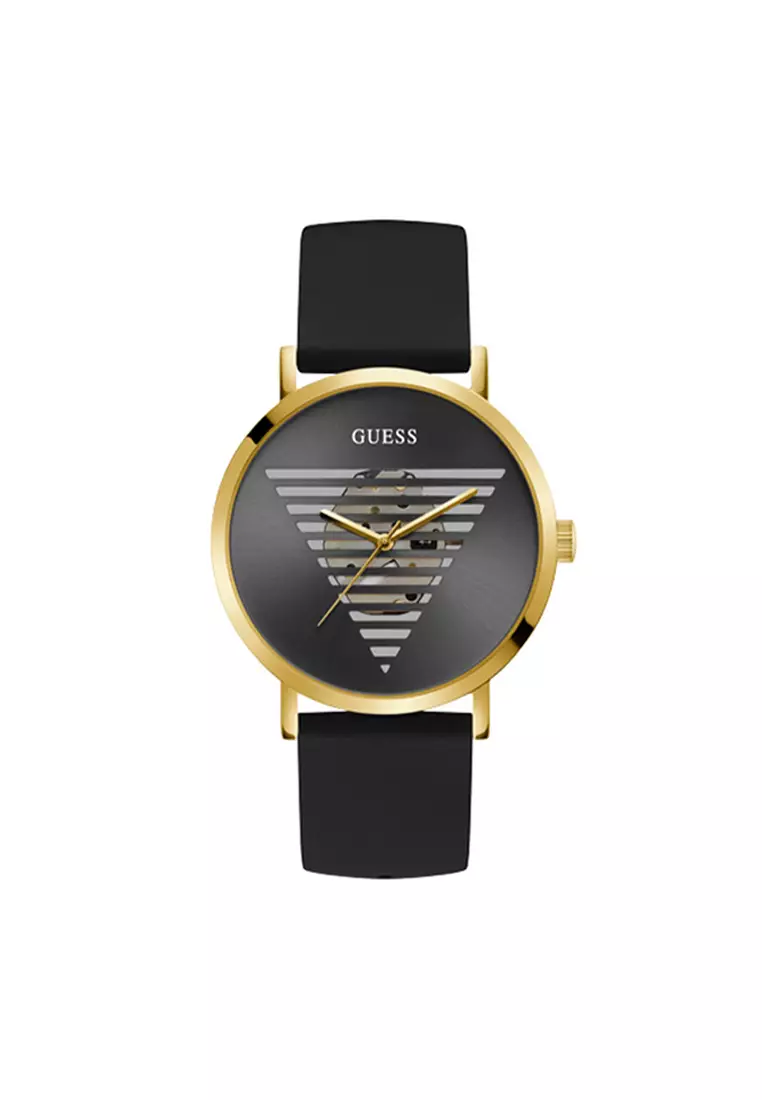 Guess watch hotsell black and gold