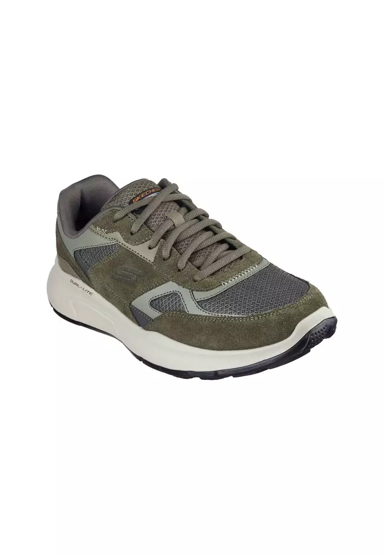 Buy Skechers Mens Equalizer Relaxed Fit Leather Overlay Mesh