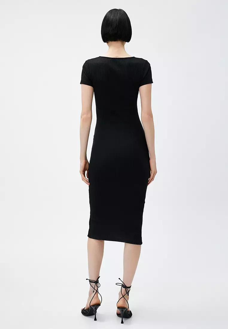 Slim Fit Midi Dress