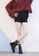 Twenty Eight Shoes black Nubuck and Top Layer Cowhide Mid Boots VB1555 4596BSH8FD1A73GS_6