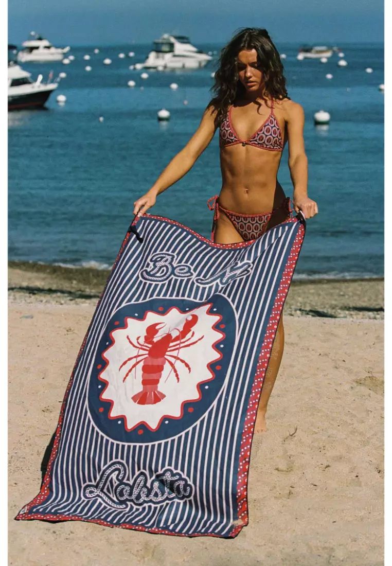 Reversible Packable Beach Towel / Lobsta