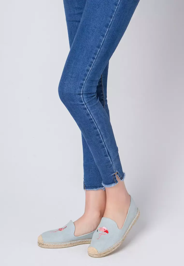 Embroidered Canvas Espadrilles HB45433