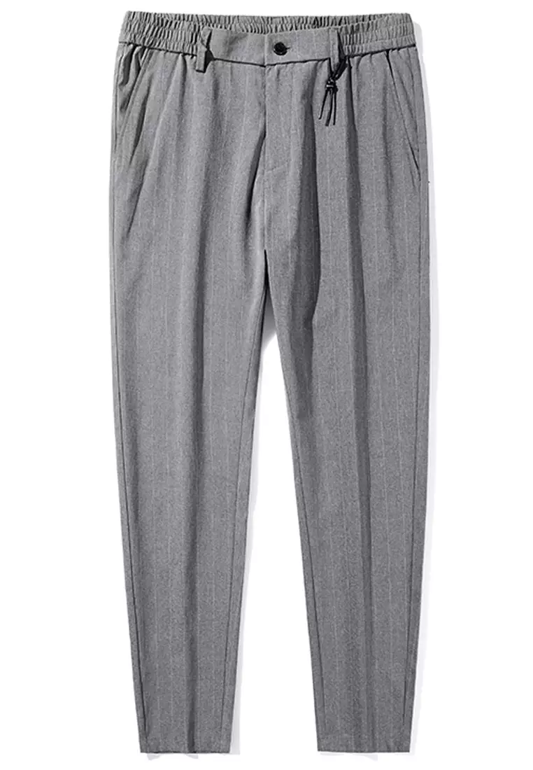 Stripe Slim Suit Pants