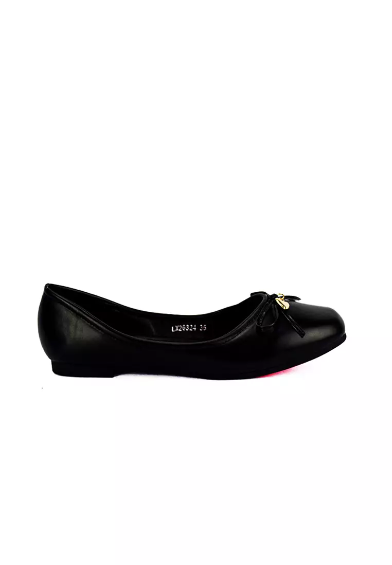 Women's Ballet Flats LX 26324 Black C49