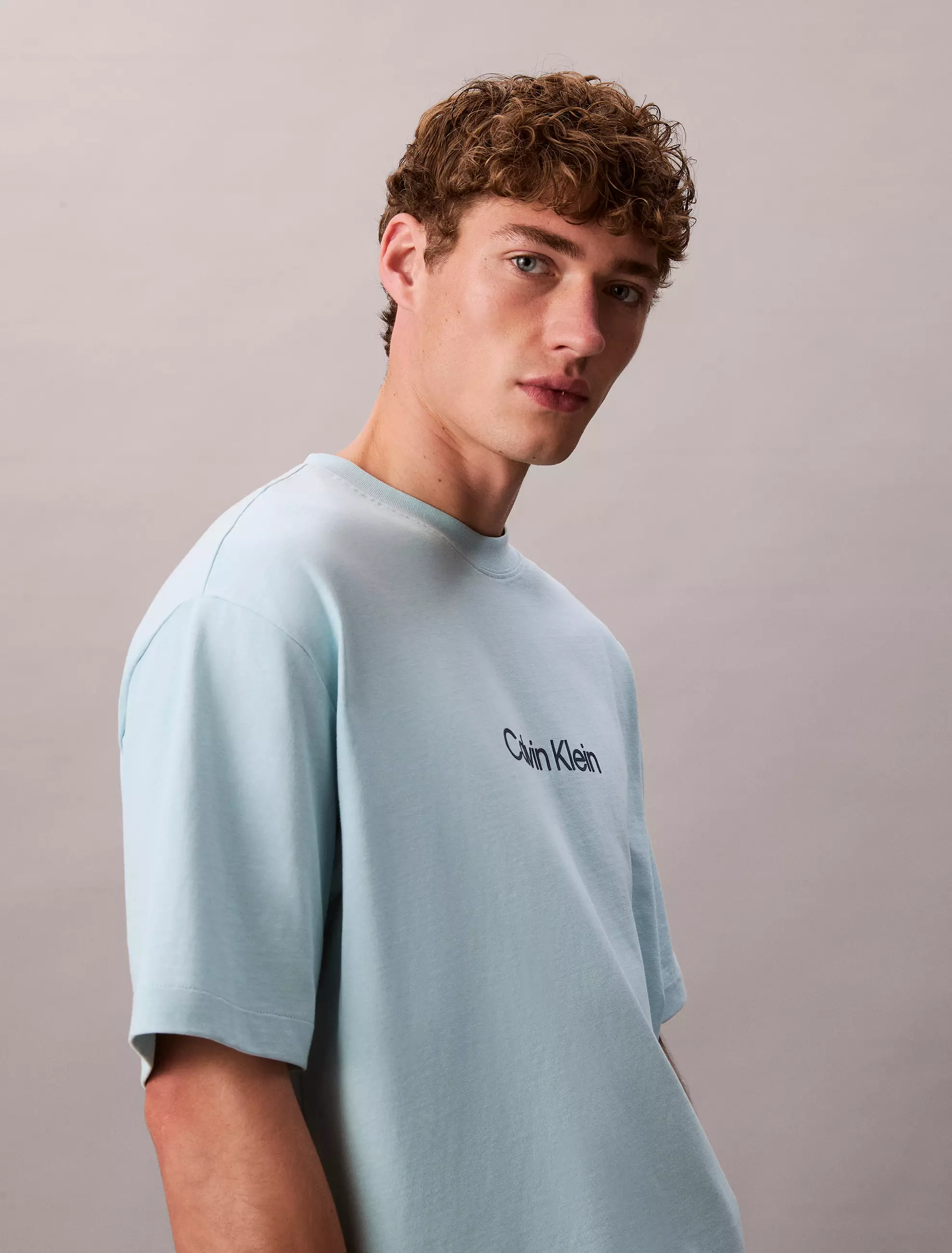 Jual Calvin Klein Calvin Klein - Calvin Logo Crew Neck Tee Original ...