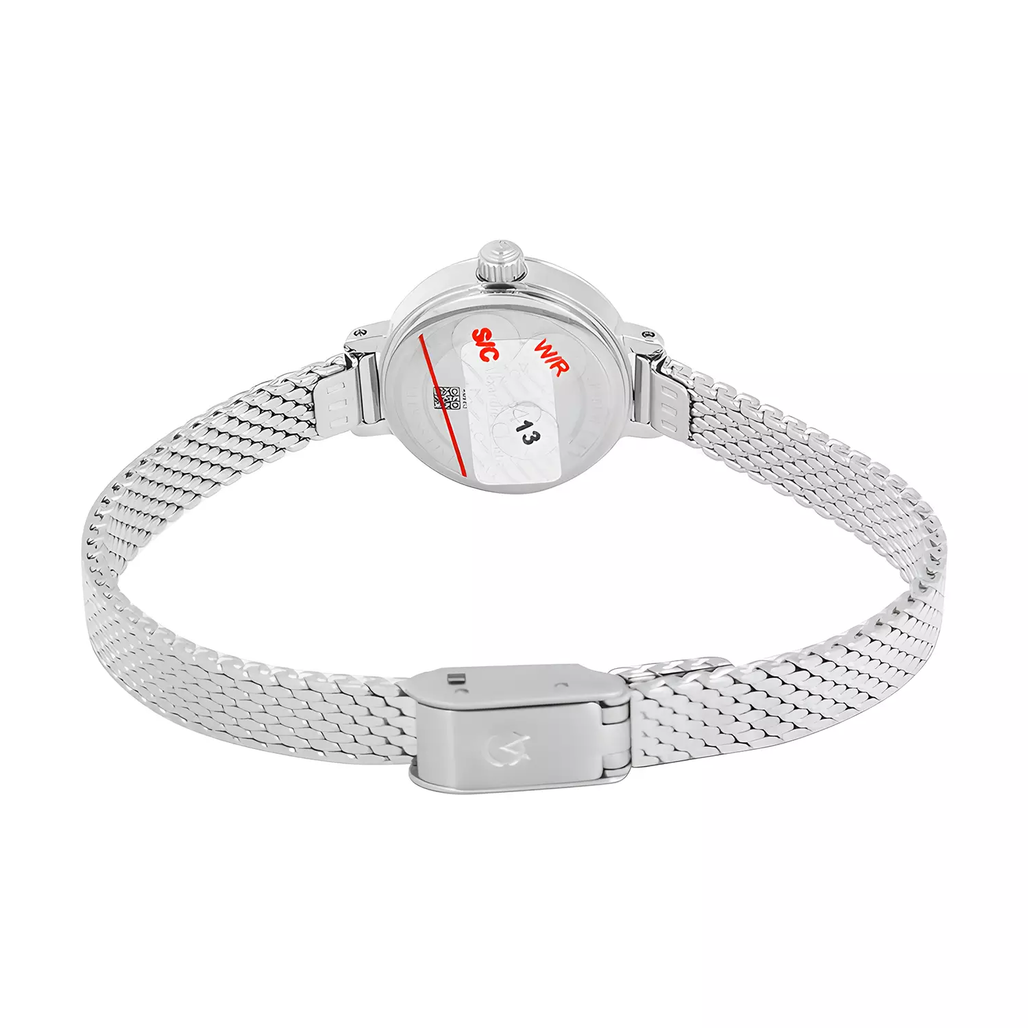 Alexandre Christie Sapphire Glass - Jam Tangan Analog Wanita - Pink Dial - All Silver Stainless Steel - 2B35 LHBSSPN