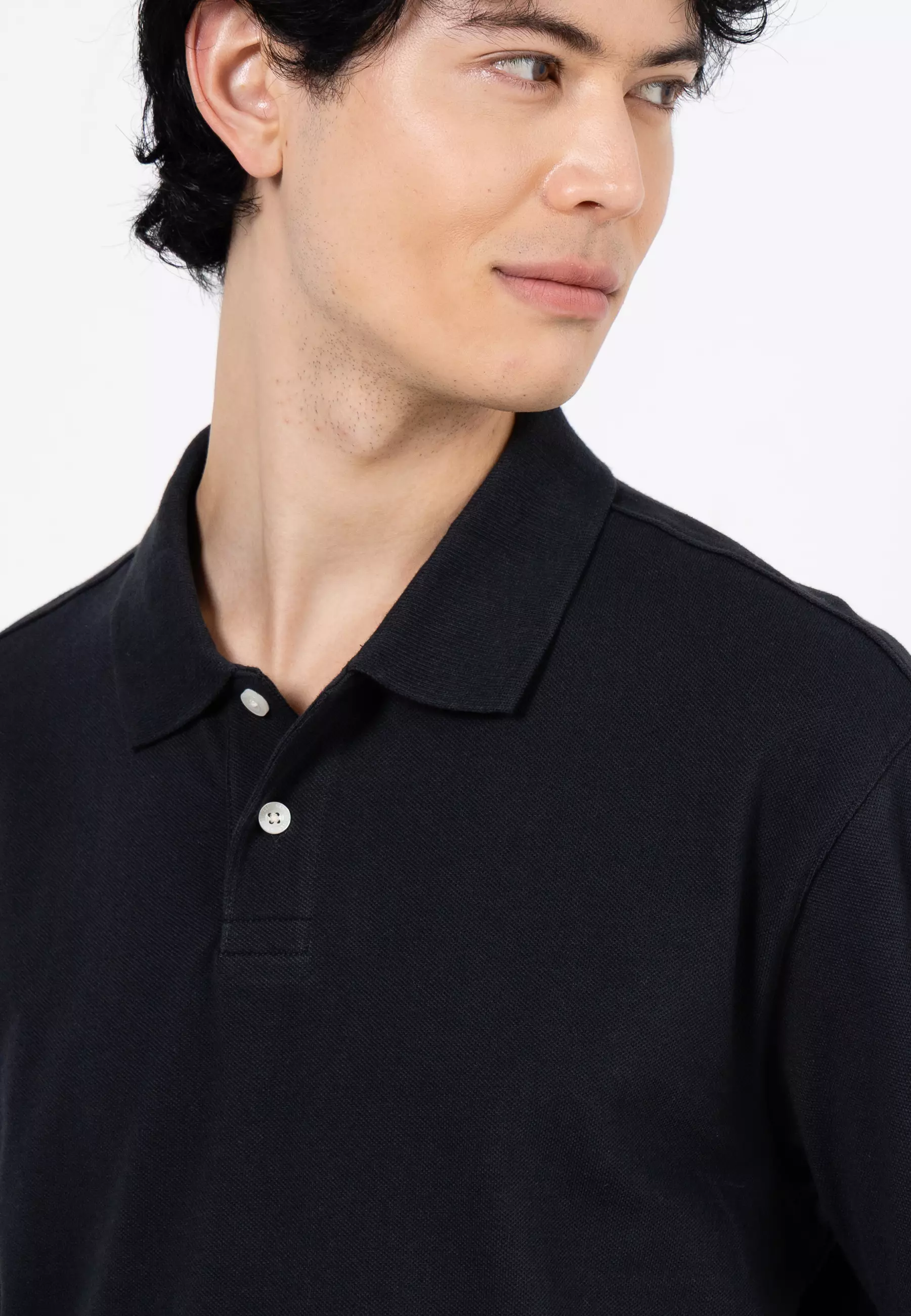 Relaxed Pique Polo Shirt