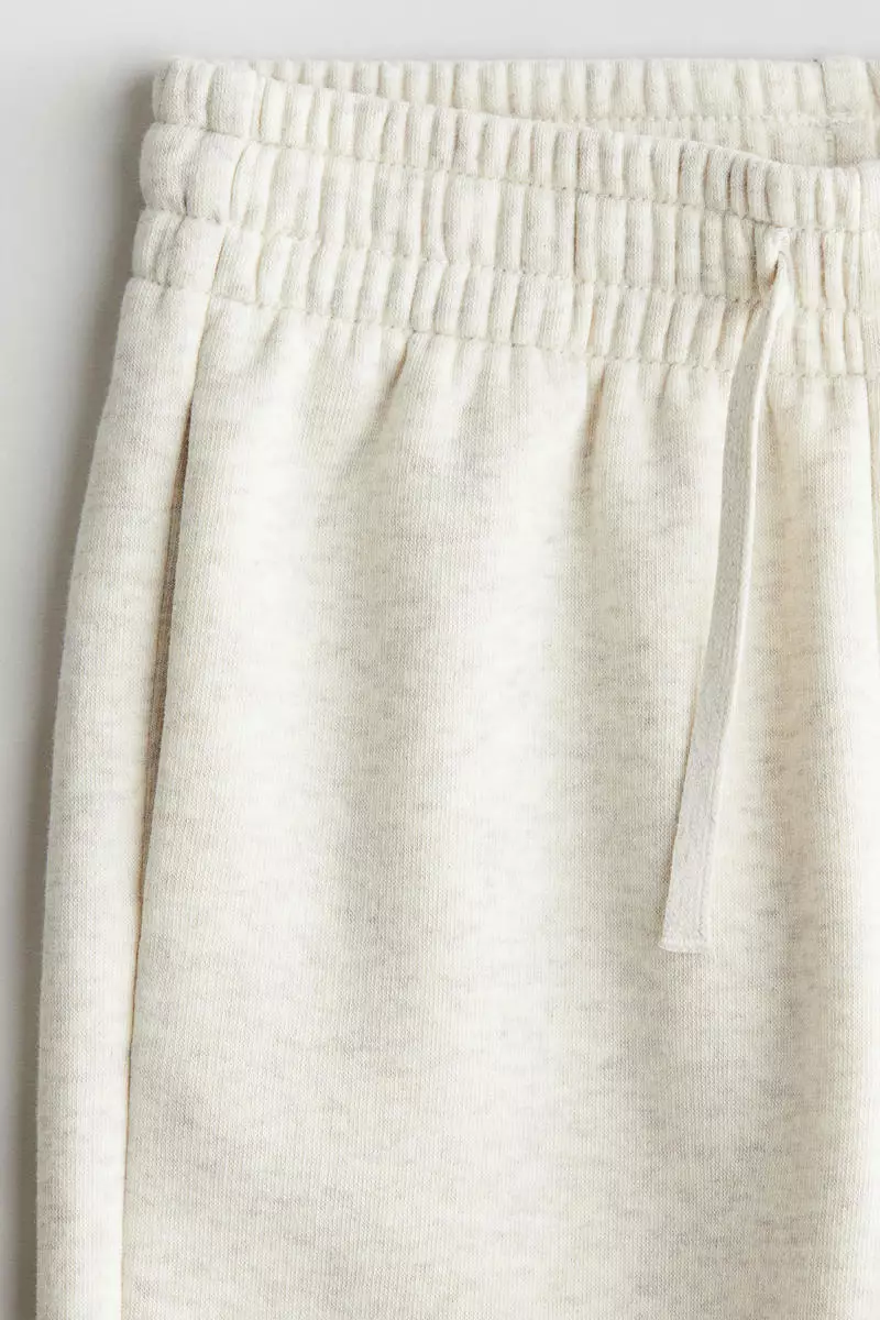 Brushed-inside joggers