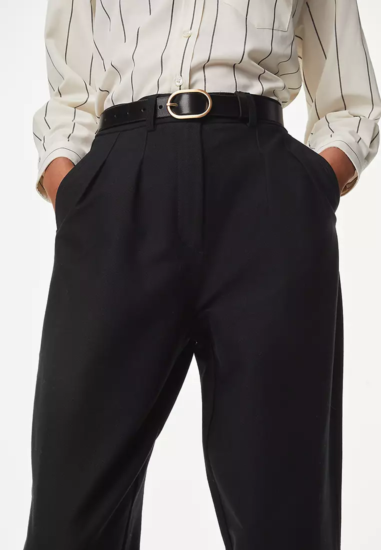 Jersey Tapered Ankle Grazer Trousers