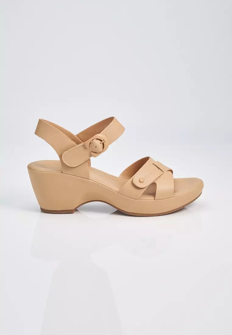 Discount on Polo Hill  shoes - SKU: Polo Hill Ladies Ankle Strap Wedges Sandals